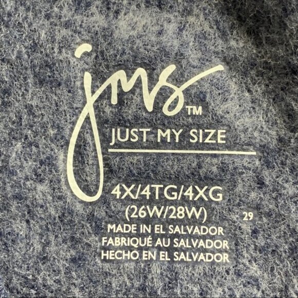 SOLD - Vinted Just My Size Women's Plus-Size V-Notch Sweatshirt - Picture 7 of 10